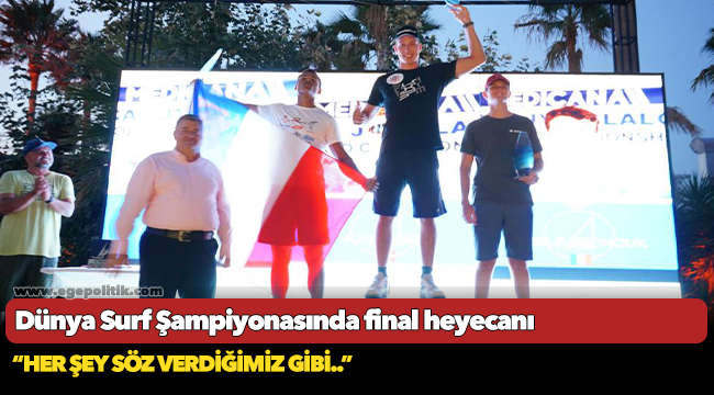Dünya Surf Şampiyonasında final heyecanı