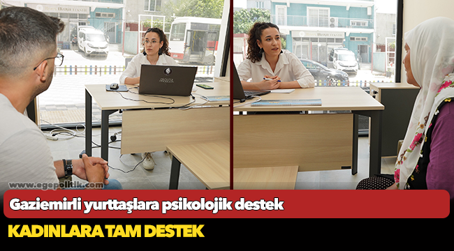 Gaziemirli yurttaşlara psikolojik destek