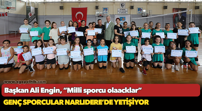 Genç sporcular Narlıdere'de yetişiyor