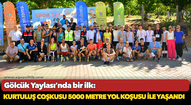 Gölcük Yaylası’nda bir ilk: Kurtuluş coşkusu 5000 metre yol koşusu ile yaşandı