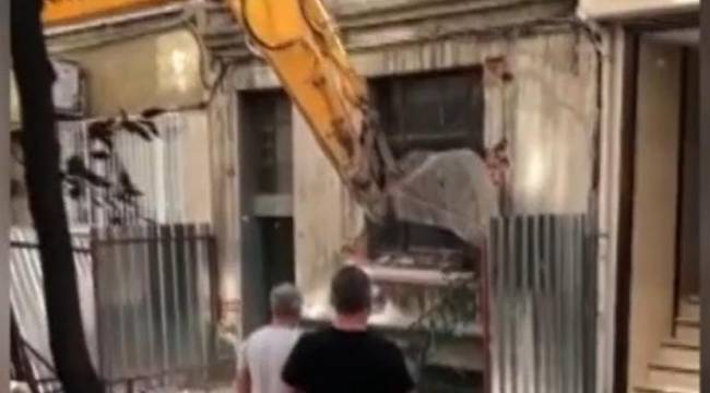 İBB izinsiz yıkılan tarihi yapı için suç duyusunda bulunacak