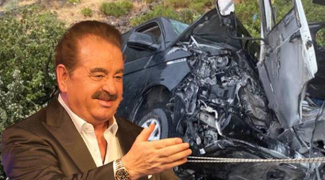 İbrahim Tatlıses kaza geçirdi, araçta sıkıştı