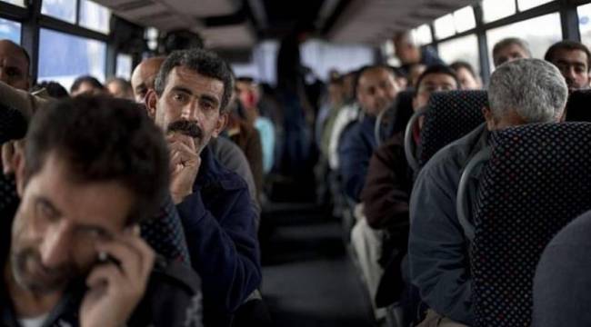 İsrailli yolcu istedi, 50 Filistinli işçi otobüsten indirildi