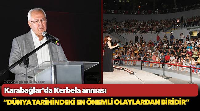 Karabağlar'da Kerbela anması
