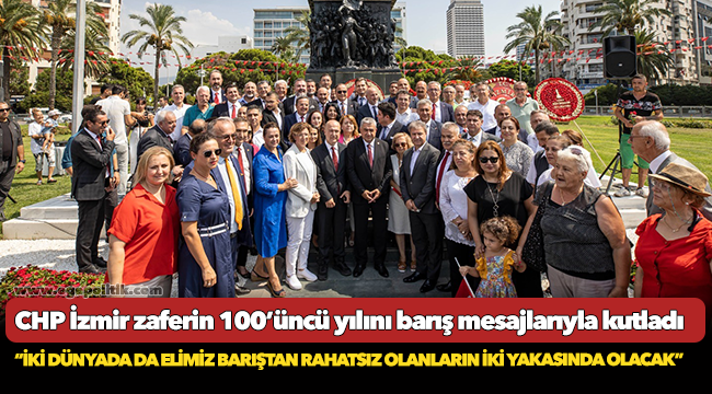 Soyer: İki dünyada da elimiz barıştan rahatsız olanların iki yakasında olacak