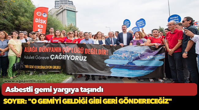 Soyer: "O gemiyi geldiği gibi geri göndereceğiz"