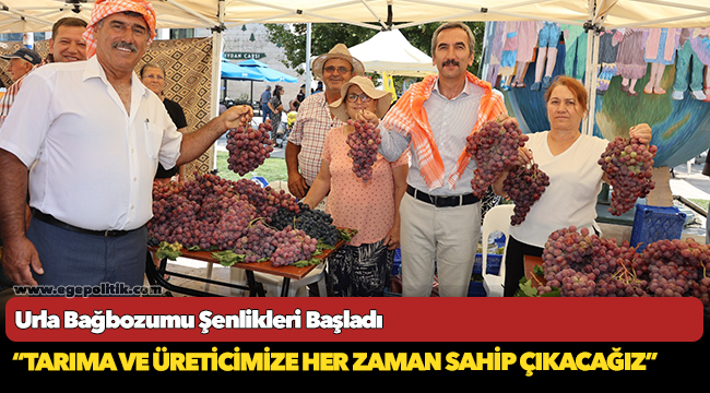 Urla Bağbozumu Şenlikleri Başladı