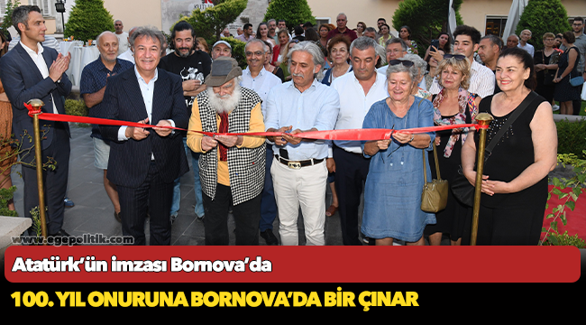 100. yıl onuruna Bornova’da bir çınar