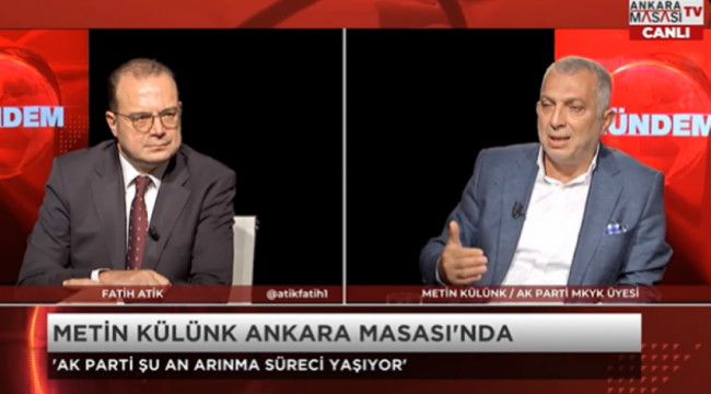 AKP'li Metin Külünk'ten yolsuzluk itirafı gibi açıklama