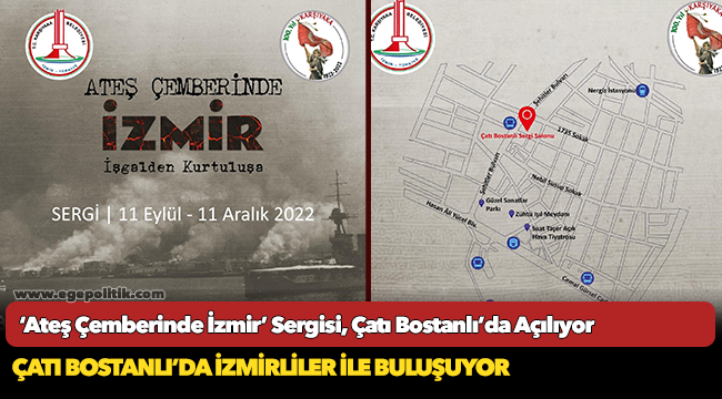 ‘Ateş Çemberinde İzmir’ Sergisi, Çatı Bostanlı’da Açılıyor