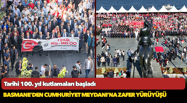 Basmane’den Cumhuriyet Meydanı’na zafer yürüyüşü