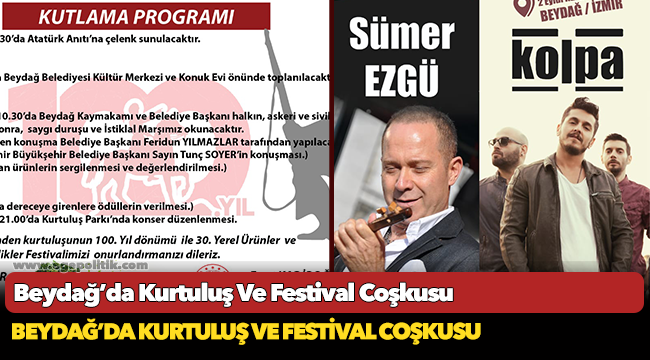 Beydağ’da Kurtuluş Ve Festival Coşkusu