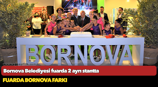 Bornova Belediyesi fuarda 2 ayrı stantta
