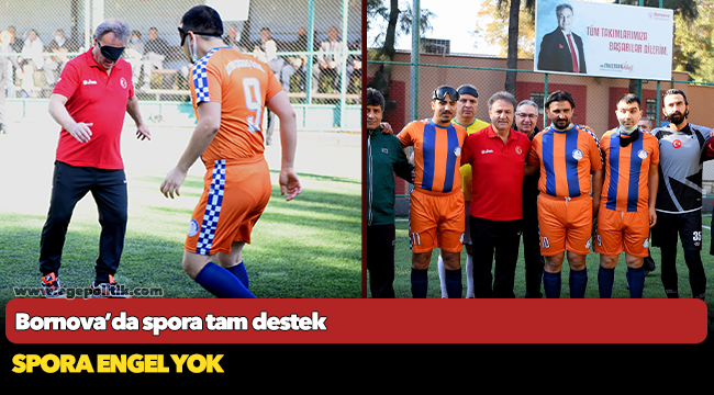 Bornova’da spora tam destek