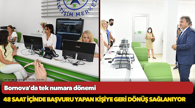Bornova’da tek numara dönemi