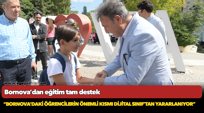 Bornova’dan eğitim tam destek