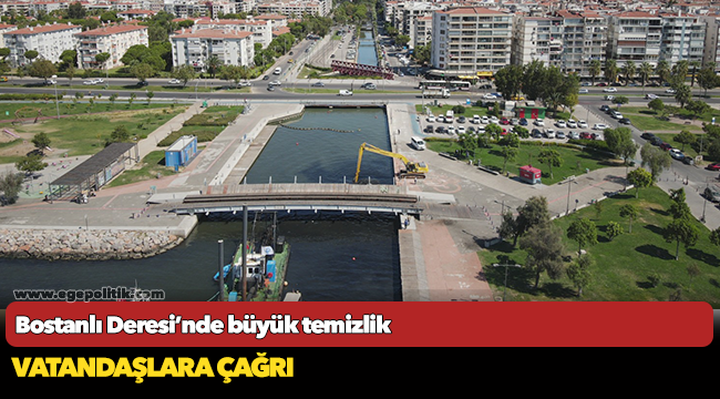 Bostanlı Deresi’nde büyük temizlik