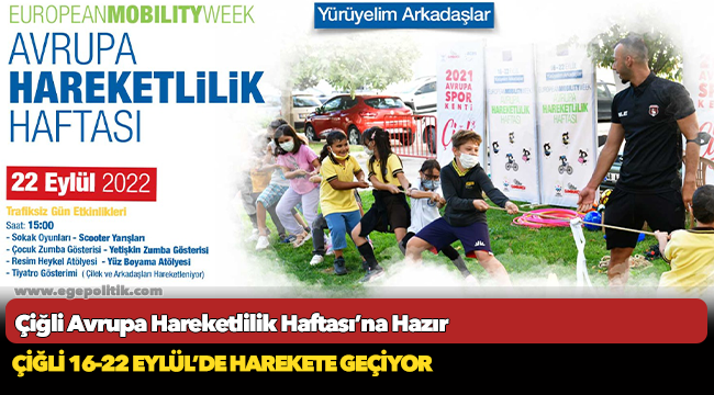 Çiğli Avrupa Hareketlilik Haftası’na Hazır