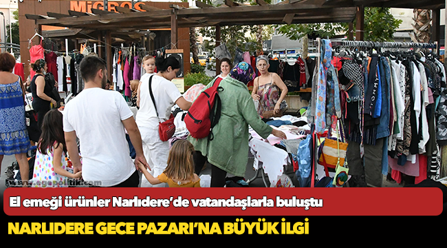 El emeği ürünler Narlıdere’de vatandaşlarla buluştu