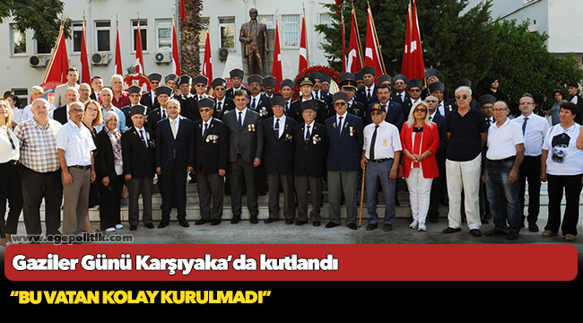 Gaziler Günü Karşıyaka’da kutlandı