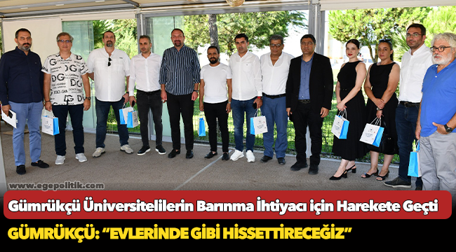 Gümrükçü Üniversitelilerin Barınma İhtiyacı için Harekete Geçti