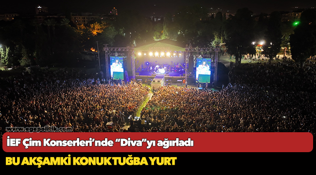 İEF Çim Konserleri’nde “Diva”yı ağırladı