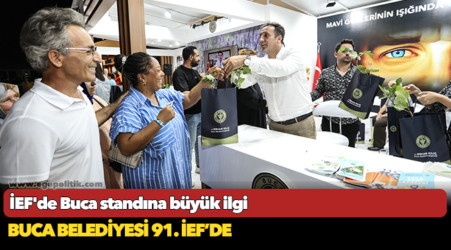 İEF'de Buca standına büyük ilgi