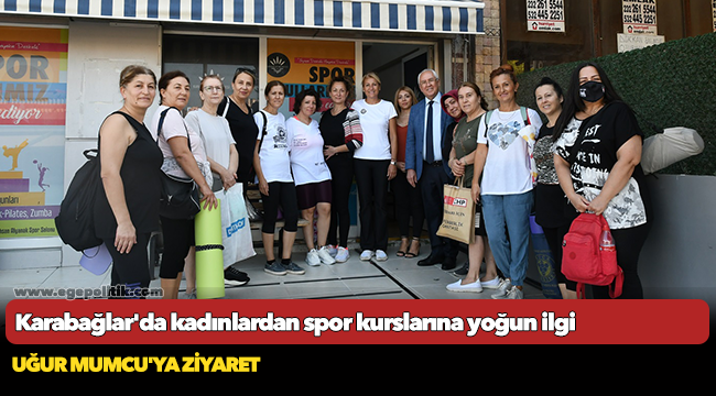 Karabağlar'da kadınlardan spor kurslarına yoğun ilgi