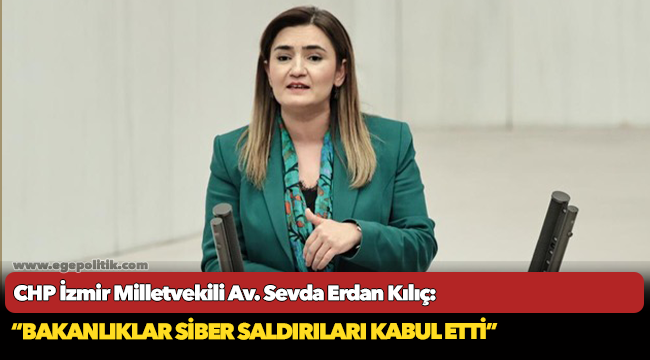 Kılıç: “Uyarıyorum; PTT hacklendi 38 bin kişinin bilgileri çalındı, Saray hacklenirse 60 milyonun kimlik bilgileri çalınır!”