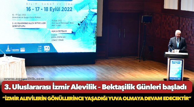 Özuslu: “İzmir Alevilerin gönüllerince yaşadığı yuva olmaya devam edecektir”