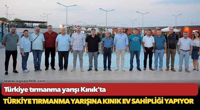 Türkiye tırmanma yarışı Kınık’ta