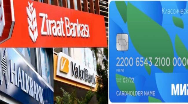 Üç kamu bankası; Ziraat, Vakıf ve Halkbank da Mir kart sisteminden çıktı