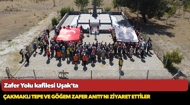 Zafer Yolu kafilesi Uşak’ta