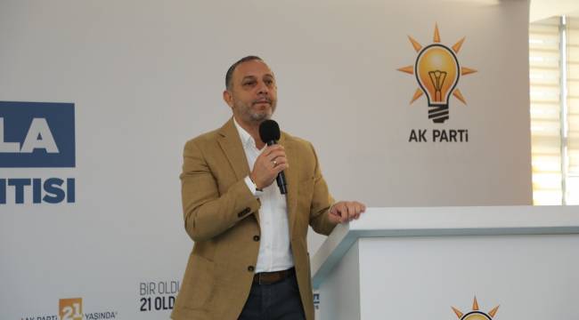 AK Parti İzmir İl Başkan Vekili Ali Aslan;  “Türkiye ‘üretim üssü’ olarak büyümeyi sürdürüyor.”