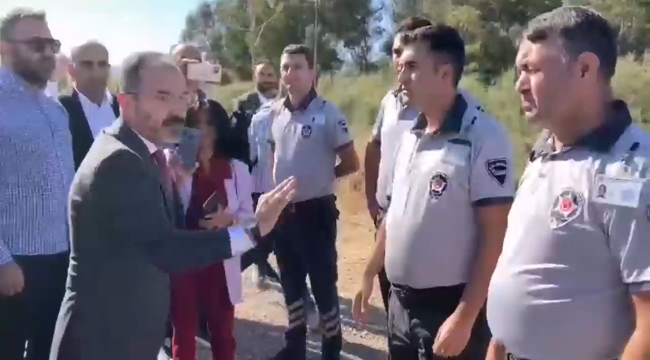 AK Parti İzmir'in Çiğli Arıtma Tesisi'ne girişi engellendi