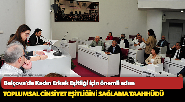 Balçova’da Kadın Erkek Eşitliği için önemli adım