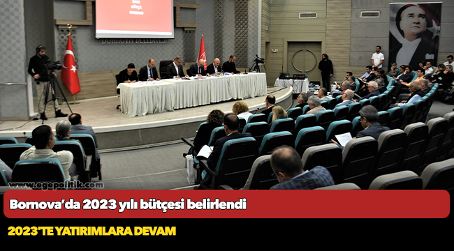 Bornova’da 2023 yılı bütçesi belirlendi