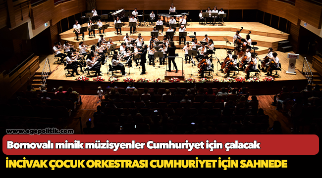 Bornovalı minik müzisyenler Cumhuriyet için çalacak