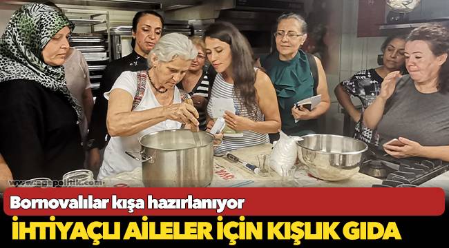 Bornovalılar kışa hazırlanıyor