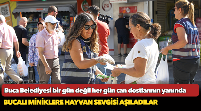 Buca Belediyesi bir gün değil her gün can dostlarının yanında