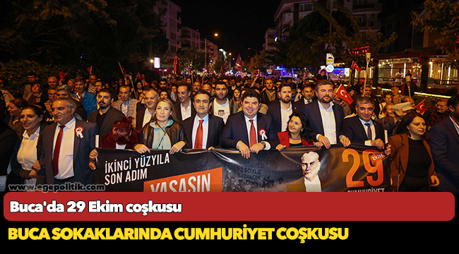 Buca'da 29 Ekim coşkusu