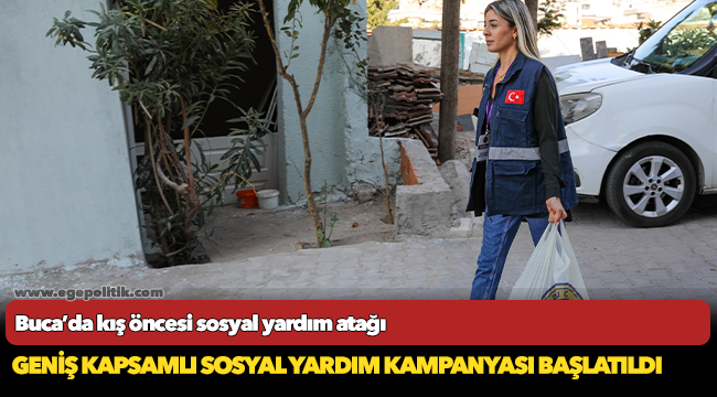 Buca’da kış öncesi sosyal yardım atağı