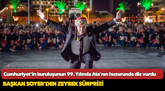 Cumhuriyet’in kuruluşunun 99. Yılında Ata’nın huzurunda diz vurdu