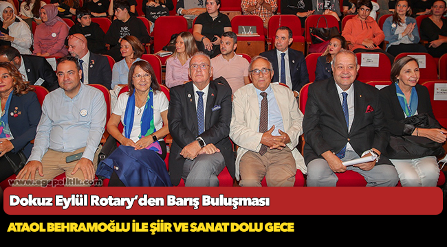 Dokuz Eylül Rotary’den Barış Buluşması