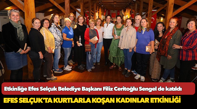 Efes Selçuk'ta kurtlarla koşan kadınlar etkinliği