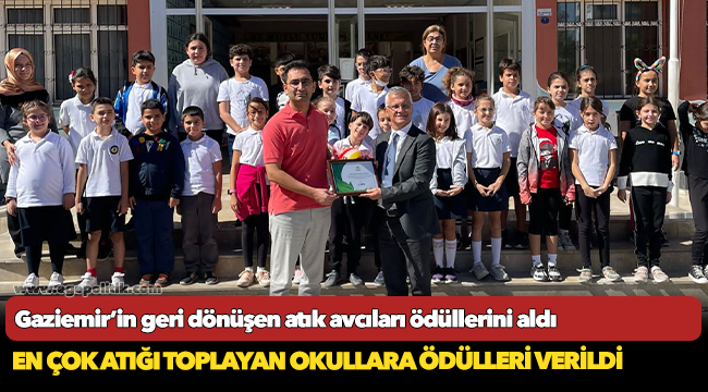 Gaziemir’in geri dönüşen atık avcıları ödüllerini aldı