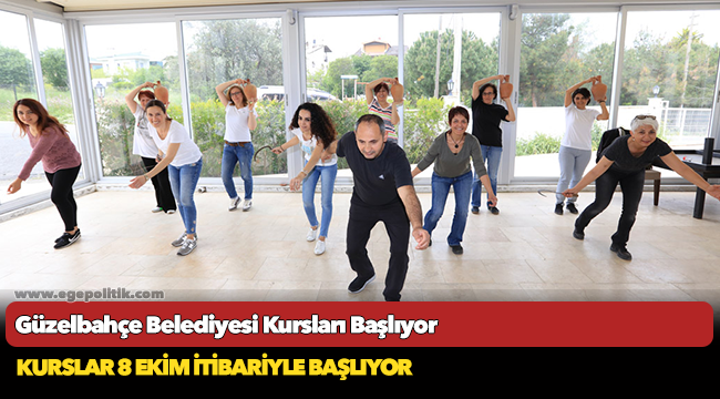 Güzelbahçe Belediyesi Kursları Başlıyor