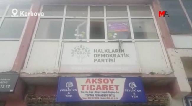 HDP parti binasına silahlı saldırı