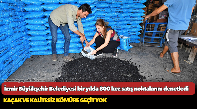 İzmir Büyükşehir Belediyesi bir yılda 800 kez satış noktalarını denetledi