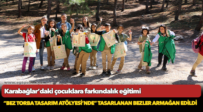 Karabağlar’daki çocuklara farkındalık eğitimi